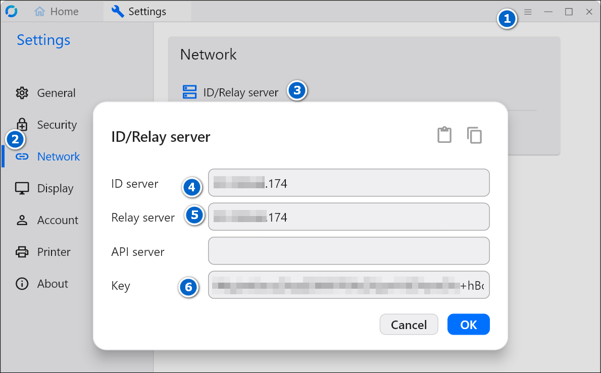 Configure RustDesk Client
