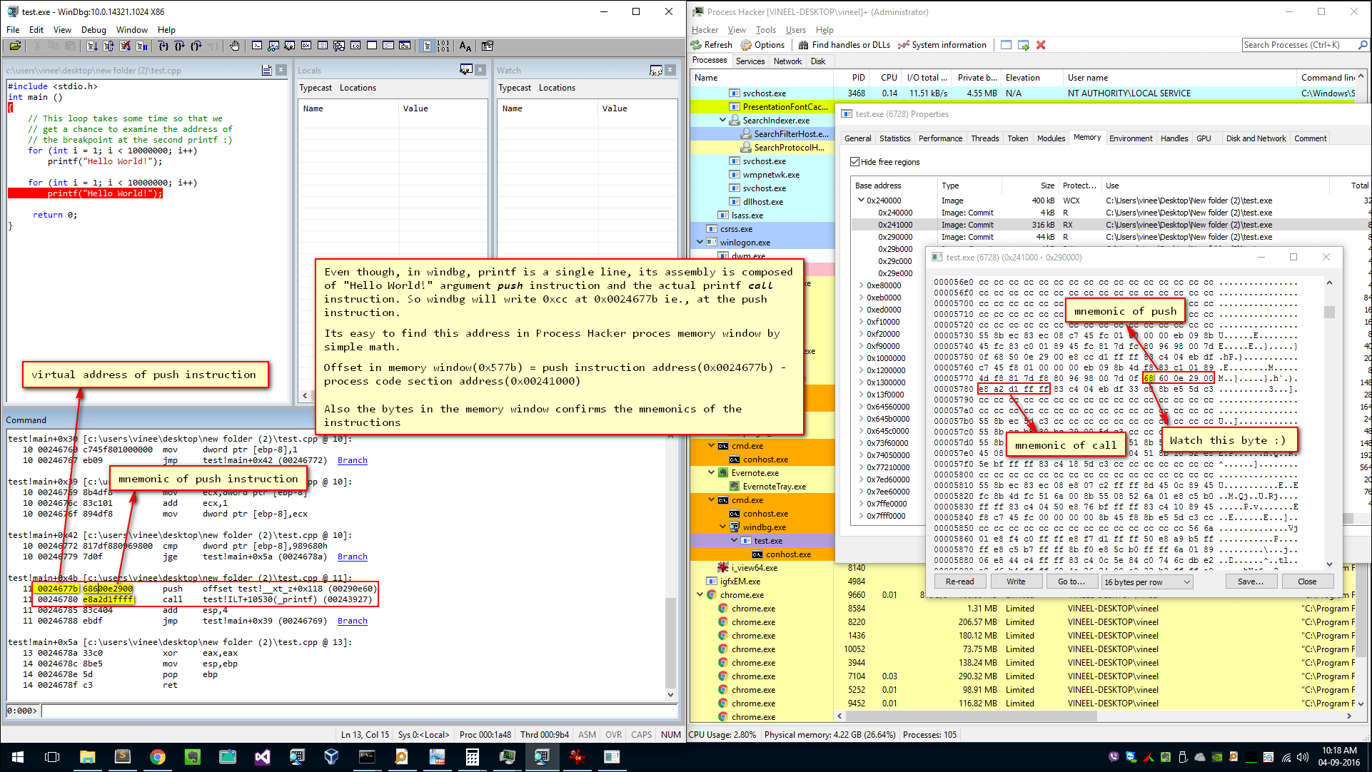 Breakpoints in debuggers