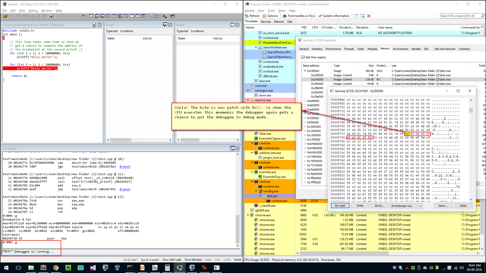 Breakpoints in debuggers