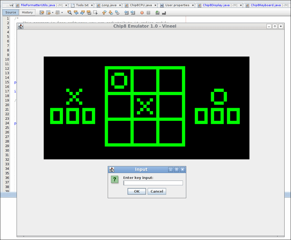 Chip8 Emulator Screenshot